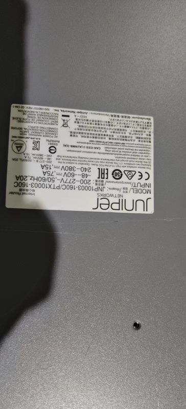 Router PTX10003-160C 400G JNP-3000W-AC-AFO JNP10003-FAN PTX10003 JNP10K