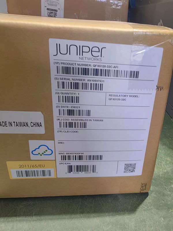 10/100/1000Mbps Juniper Products QFX5120-32C-AFI  Services Gateway Full Duplex / Half Duplex