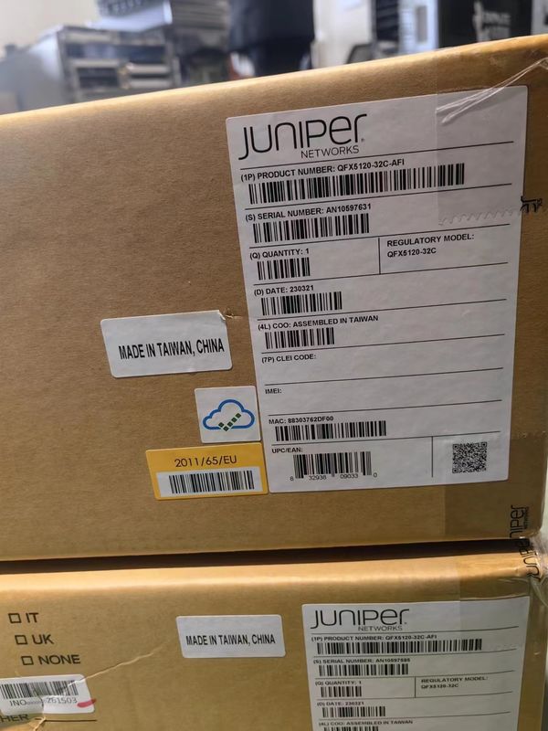 10/100/1000Mbps Juniper Products QFX5120-32C-AFI  Services Gateway Full Duplex / Half Duplex
